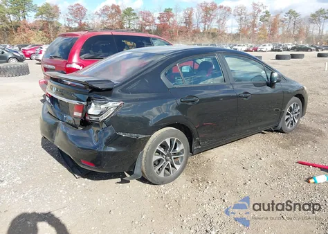 2015 Honda Civic Ex from USA, damaged, VIN 19XFB2F85FE252825